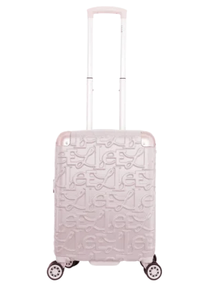 Walizka kabinowa ELLE Alors różowa metaliczna