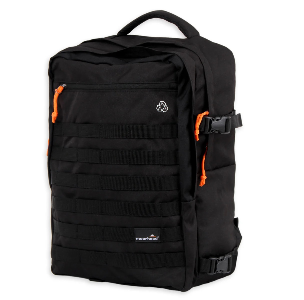Plecak duży kabinowy Moorhead czarny - obrazek 2