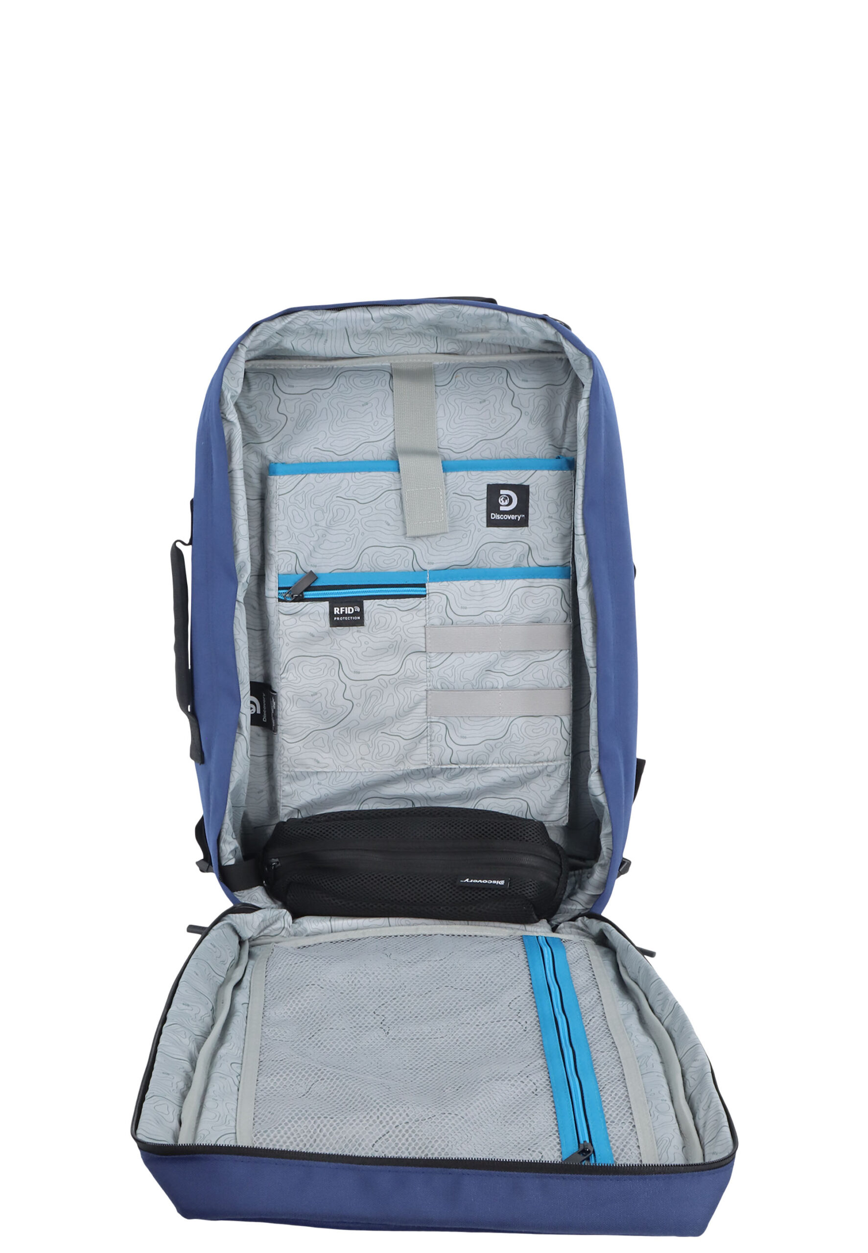 Plecak-torba kabinowa Discovery Andes navy 52x37x20 - obrazek 11