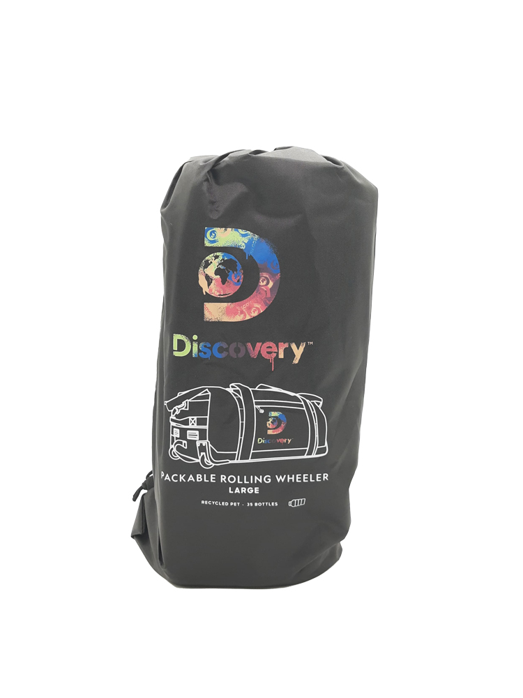 Torba podróżna Discovery Drive składana czarna 145l - obrazek 10