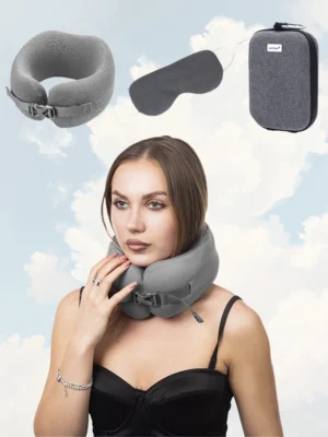 Poduszka podróżna Easy Nap L szara