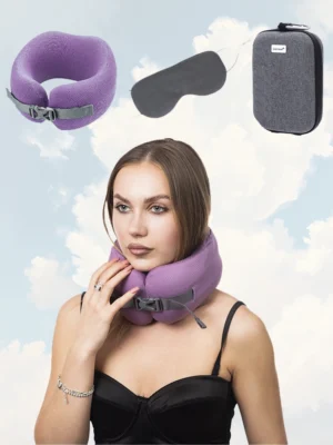 Poduszka podróżna Easy Nap L lawendowa