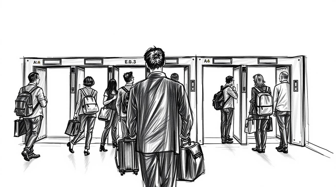 Kontrola bezpieczeństwa na lotnisku